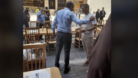 Ο Κυριάκος Μητσοτάκης και ο Ραζβάν Λουτσέσκου