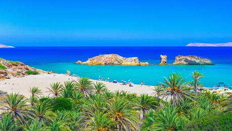 Η παραλία Βάι στην Κρήτη