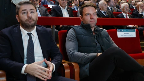 Νίκος Ανδρουλάκης και Στέφανος Κασσελάκης