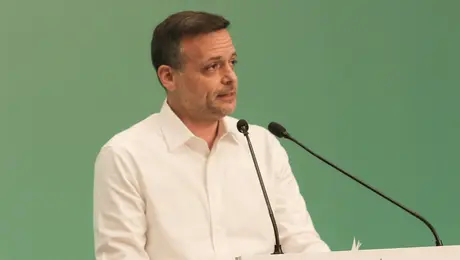 Χάρης Δούκας στη συνεδρίαση της ΚΕ του ΠΑΣΟΚ