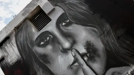 Γκράφιτι για την ενδοοικογενειακή βία