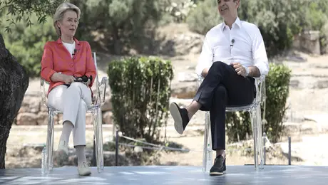 Ούρσουλα Φον ντερ Λάιεν Κυριάκος Μητσοτάκης