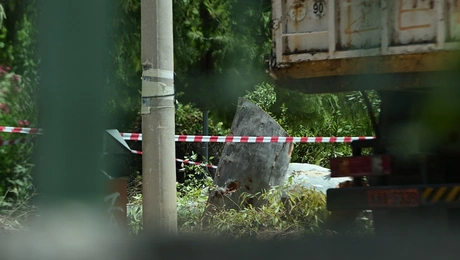 Το σημείο στου Παπάγου όπου δέντρο καταπλάκωσε άνδρα