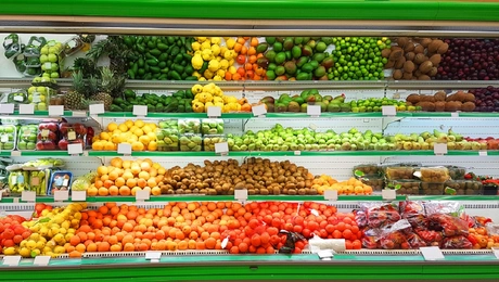 Φρούτα σε σούπερ μάρκετ