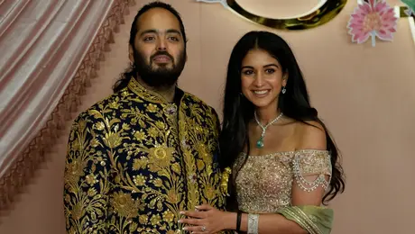 Ο Ανάντ Αμπάνι και η Ραντχίκα Μερτσντ 