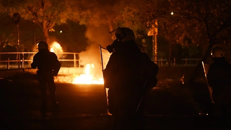 Μονάδες των ΜΑΤ σε επεισόδια