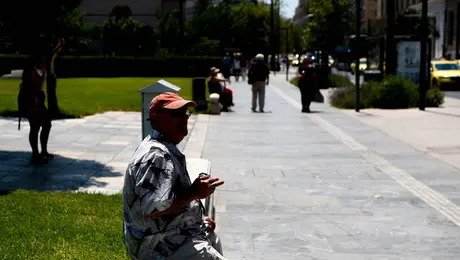 Ζεστός καιρός στην Αθήνα