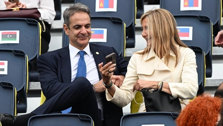 Ο Κυριάκος Μητσοτάκης στους Ολυμπιακούς Αγώνες