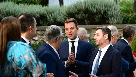 δεξιωση προεδρικο μεγαρο