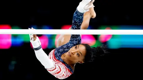 Η Σιμον Μπαιλς στους Ολυμπιακους Αγωνες 2024 στο Παρισι