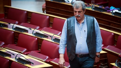 Ο Παύλος Πολάκης στη Βουλή