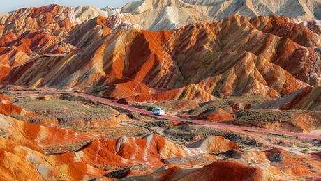 Zhangye Danxia, Κίνα.