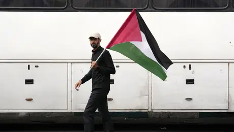 Παλαιστίνιος διαδηλωτής