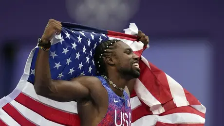 Ο Νόα Λάιλς στους Ολυμπιακούς Αγώνες