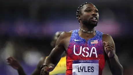 Ο Νόα Λάιλς στους Ολυμπιακούς Αγώνες