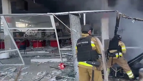 Ρωσικό χτύπησα σε σούπερ μάρκετ στην Ουκρανία