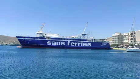 Σύμφωνα με το Marine Traffic, το «Σαονησος» είναι ένα Ro-Ro/επιβατηγό πλοίο με σημαία Ελλάδας. Το μήκος του είναι 78 μέτρα και το πλάτος του είναι 12,3 μέτρα.