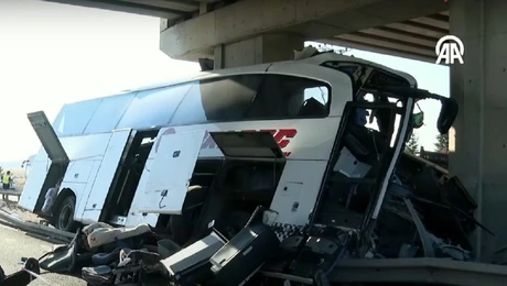 τουρκια τροχαιο λεωφορειο νεκροι