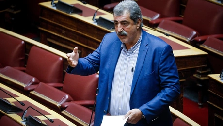 Ο Παύλος Πολάκης στη Βουλή