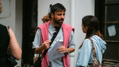 ανδρεας γεωργιου backstage γυρισματα της σειρας Ταμπου