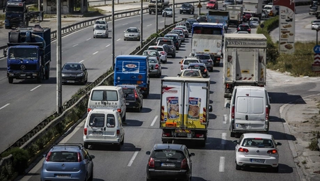 Τροχαίο στην Αθηνών - Κορίνθου