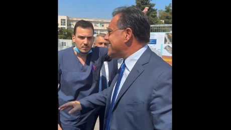 Ένταση Γεωργιάδη με γιατρό στη Θεσσαλονίκη