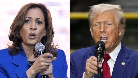 Η Κάμαλα Χάρις και ο Ντόναλντ Τραμπ
