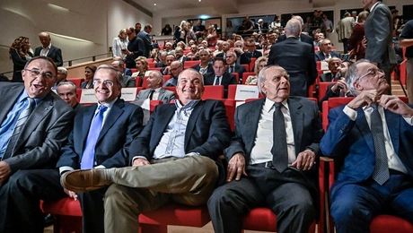 Ο Κώστας Καραμανλής και ο Αντώνης Σαμαράς