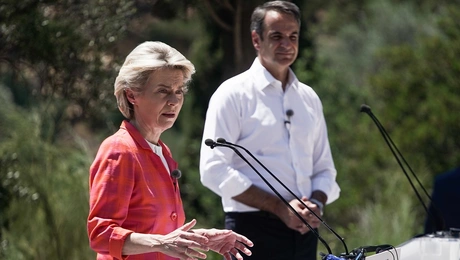 Ο Κυριάκος Μητσοτάκης και η φον ντερ Λάιεν