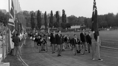 παραολυμπιακοι αγωνες στη Ρωμη το 1960