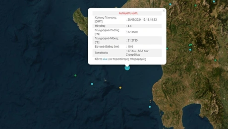 Σεισμός τώρα ανοιχτά του Πύργου