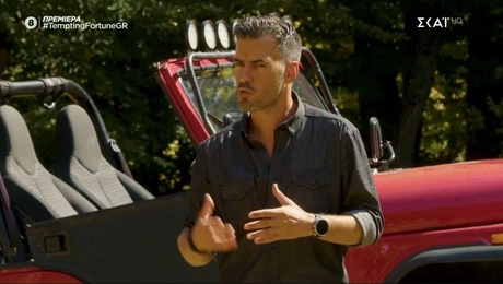 Ο Γιάννης Τσιμιτσέλης στην πρεμιέρα του Tempting Fortune