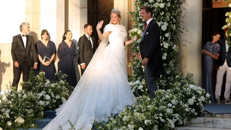 Η Θεοδώρα Γλύξμπουργκ στον γάμο της