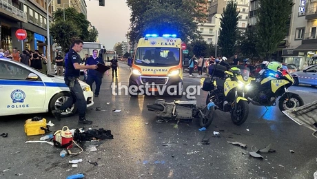 Τροχαίο στη Θεσσαλονίκη