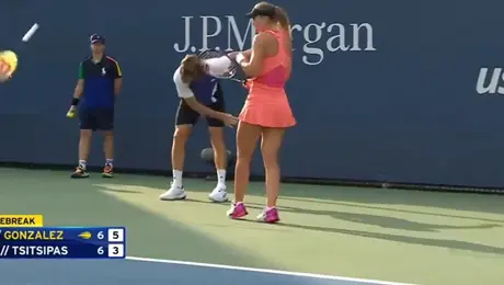 Εκνευρισμένος ο Στέφανος Τσιτσιπάς