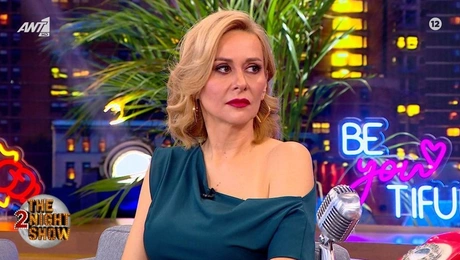 Η Άννα Κουτσαφτίκη στην εκπομπή «The 2Night Show»
