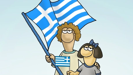 Σκίτσο του Αρκά για την 28η Οκτωβρίου