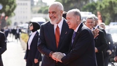 Ο Ρετζέπ Ταγίπ Ερντογάν και ο Έντι Ράμα