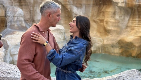 Θεοχάρης Ιωαννίδης και Χρύσα Μιχαλοπούλου στη Ρώμη για τα γυρίσματα του Ταμπού