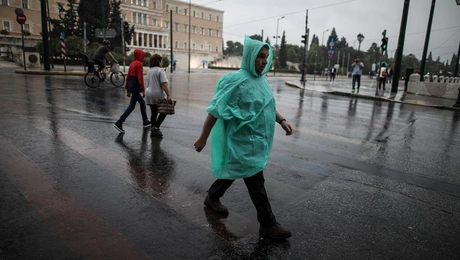 Κρύος καιρός στην Αθήνα