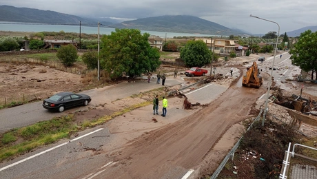 Η κακοκαιρία Κασάνδρα προκάλεσε ζημιές στην Αιτολοακαρνανία