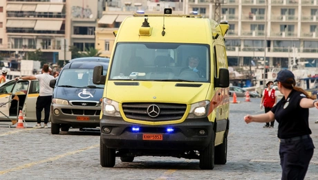 Ασθενοφόρο στην Καβάλα