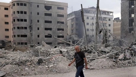 Κατεστραμμένα κτίρια στον Λίβανο