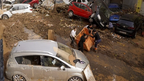 Βαλένθια Ισπανία Πλημμύρα