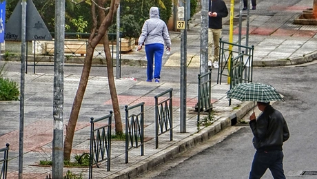 Βροχερός καιρός στην Αθήνα