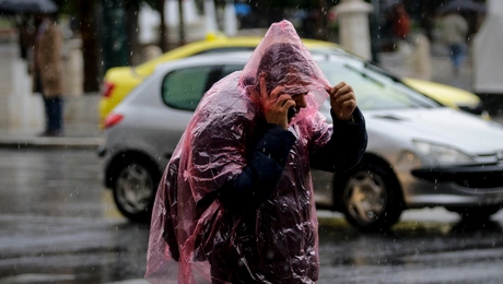 Βροχερός καιρός στην Αθήνα