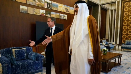 Ο Εμίρης του Κατάρ και ο Άντονι Μπλίνκεν