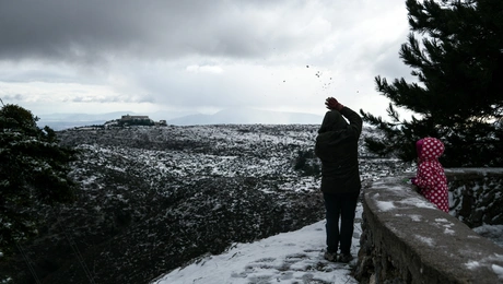 Χιόνια στην Αττική