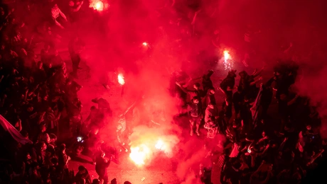 Οπαδοί μετά από ποδοσφαιρικό αγώνα