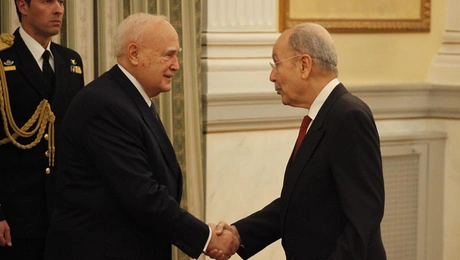 Κάρολος Παπούλιας και Κωστής Στεφανόπουλος